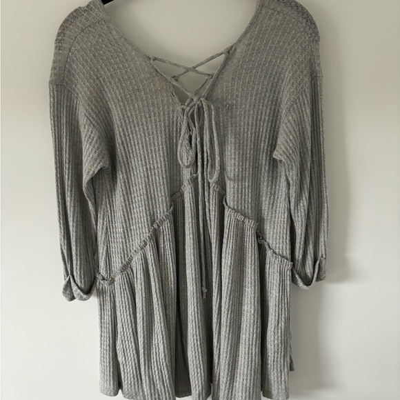 Altard state grey top waffle knit large - Picture 7 of 8